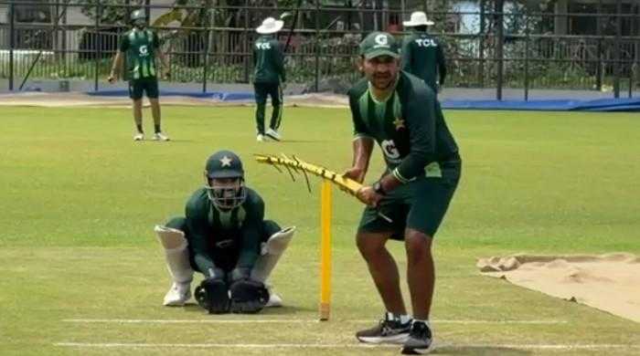 WATCH: Rizwan Begins Wicketkeeping Practice Ahead of Second Bangladesh Test