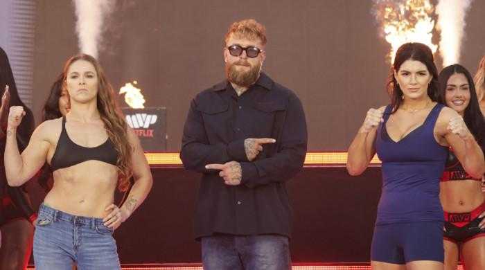 Gina Carano Dances During Final Staredown With Ronda Rousey After Long Absence