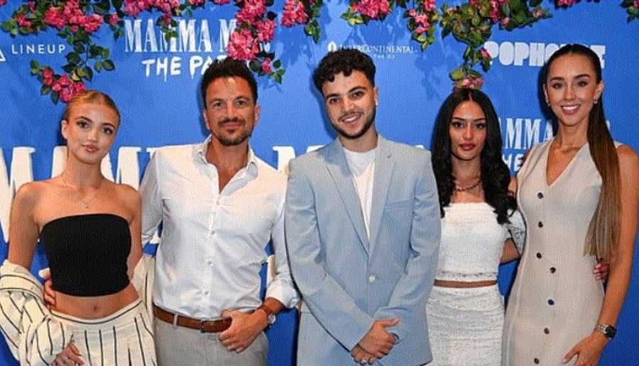 Peter Andre Celebrates New Role in Mamma Mia! with Family