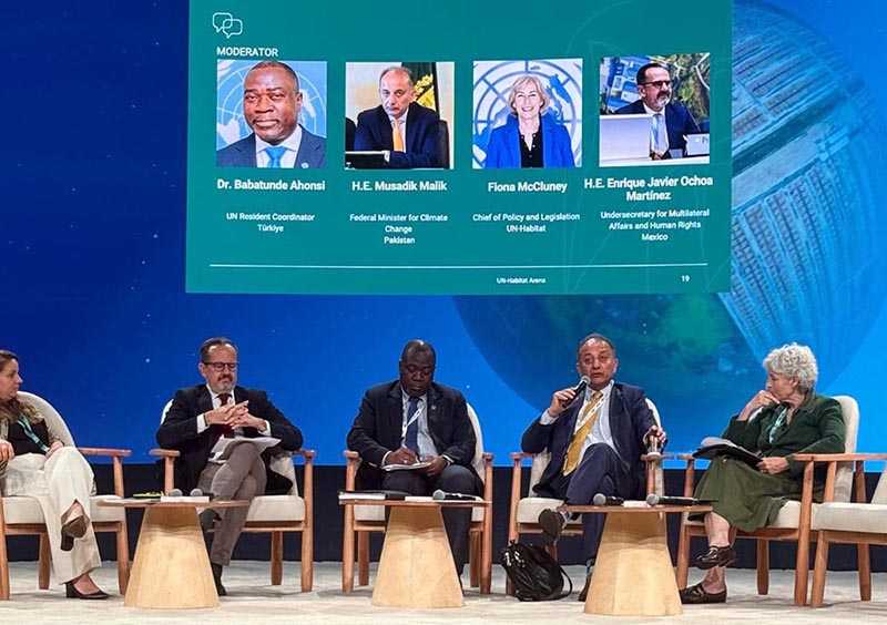 Federal Minister Dr. Musadik Malik Participates in WUF