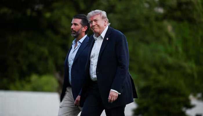 Donald Trump to Miss Son Donald Trump Jr's Wedding to Bettina Anderson in Palm Beach