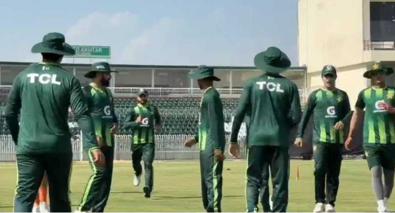 Pakistan-Australia ODI Series: National Squad Practices in Rawalpindi