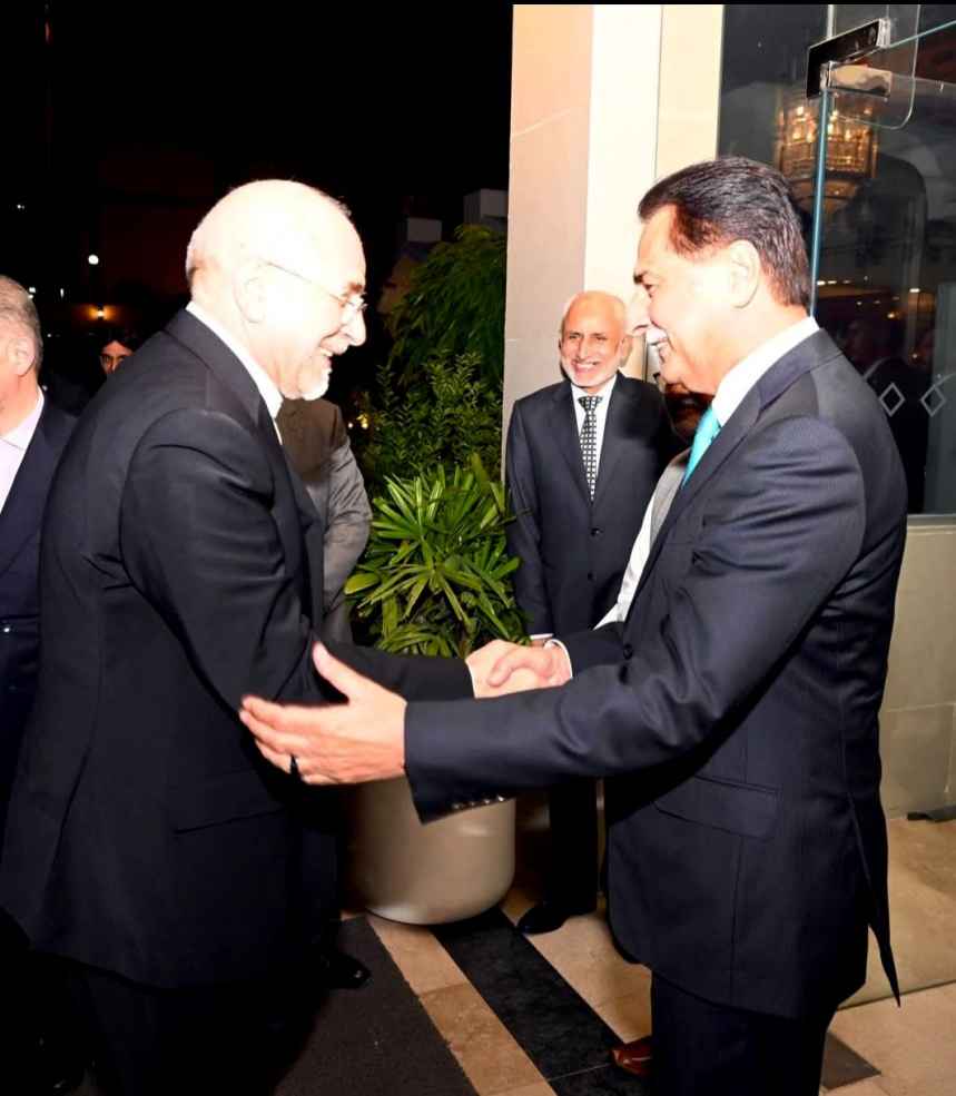 NA Speaker Congratulates Ghalibaf on Re-Election as Speaker of Iranian Parliament