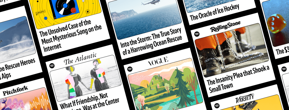 Spotify Launches Narrated Magazine Articles in App Expansion Beyond Music