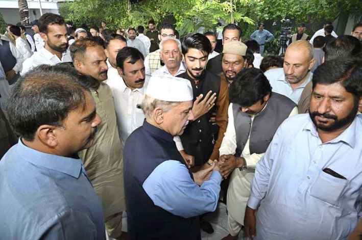 Prime Minister Muhammad Shehbaz Sharif Greeted People After Offering Eidul Azha Prayers