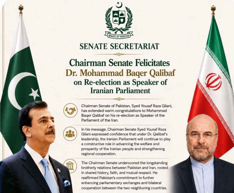 Iranian Media Emphasizes Gilani's Congratulation to Iranian Parliament Speaker