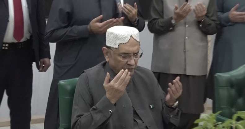 President Asif Ali Zardari Honors Parents at Ancestral Graveyard in Nawabshah