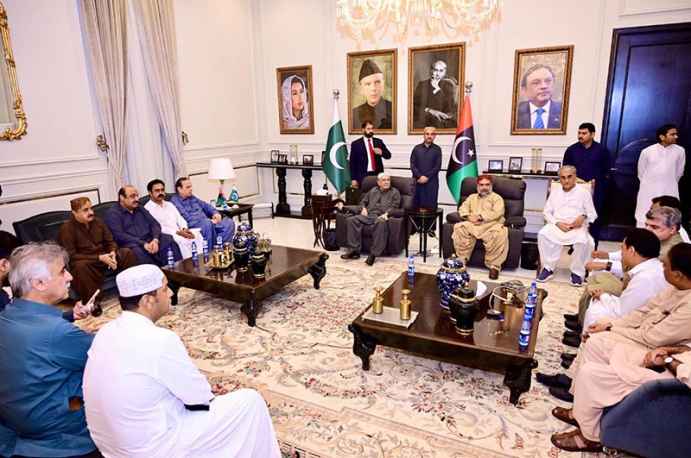President Asif Ali Zardari Hosts Eid-ul-Azha Gathering with Deputy Speaker and Assembly Members at Zardari House