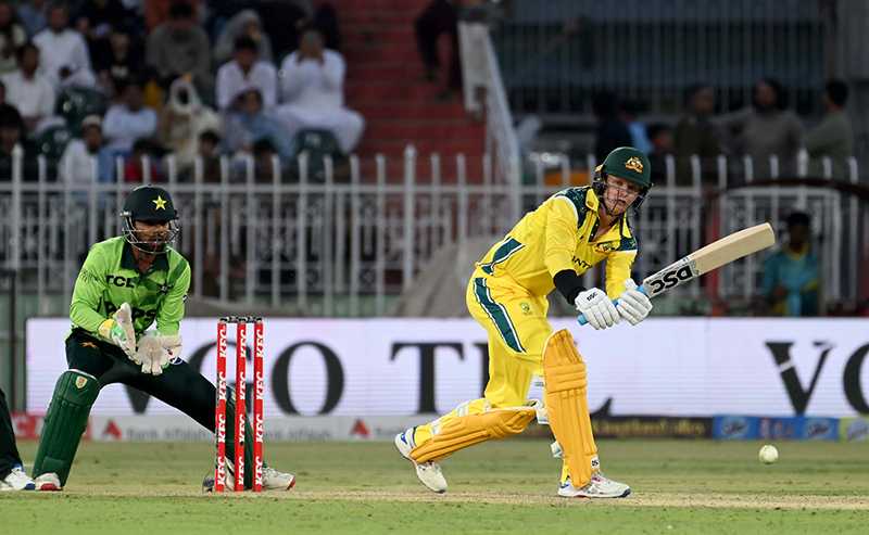 Matthew Kuhnemann Scores for Australia in First ODI Against Pakistan