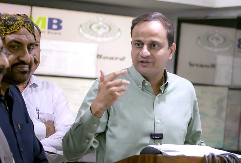 Mayor of Karachi Addresses Press Conference on Waste Management