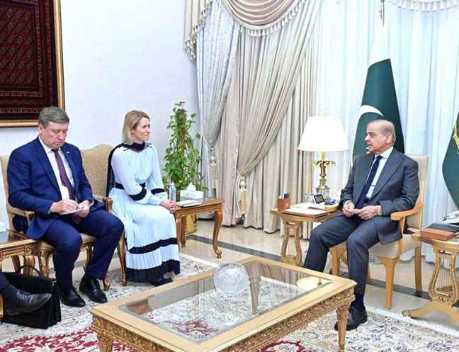 EU High Representative Kaja Kallas Meets Prime Minister Muhammad Shehbaz Sharif to Discuss Key Issues and Strengthen Ties