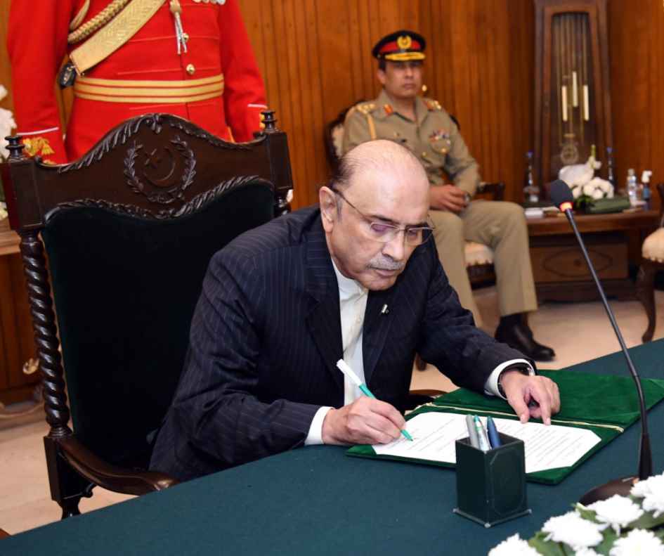 President Zardari Praises Italian Leadership on Republic Day