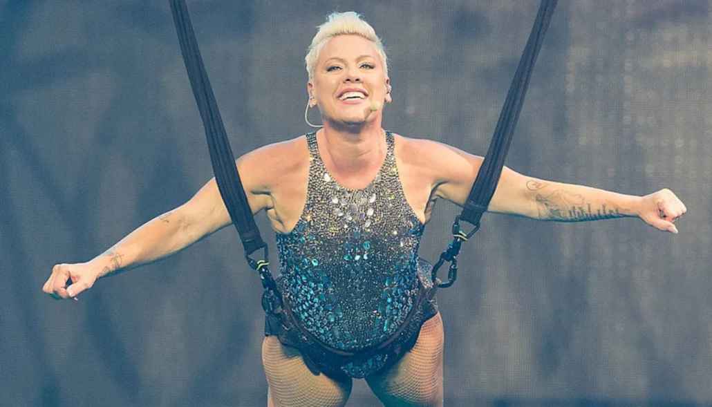 Pink Admits Fear of Heights Yet Defies Fears With Aerial Performances