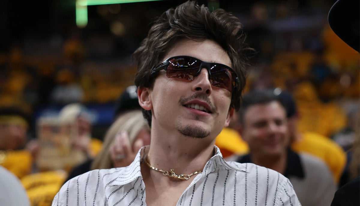 Timothée Chalamet Adds Hollywood Glamour at NBA Finals