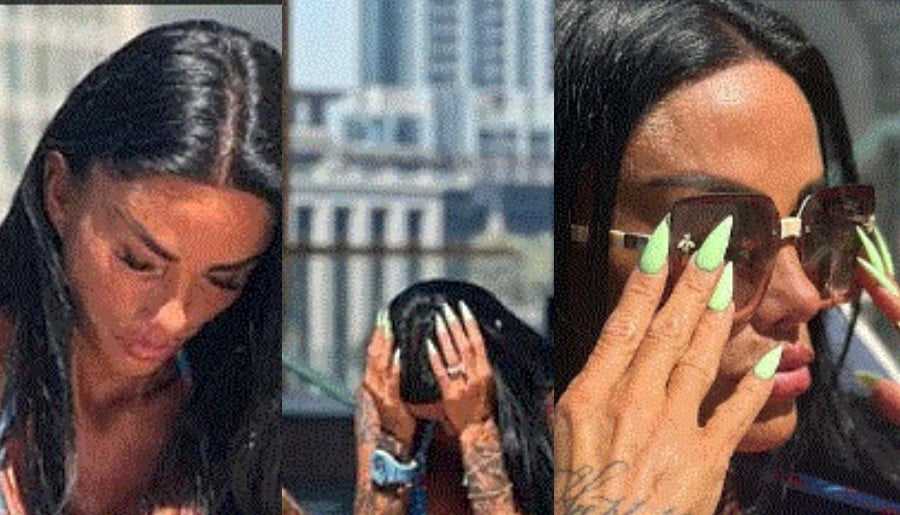 Katie Price Looks Downcast by Pool as Lee Andrews’ Prison Release Faces Delay