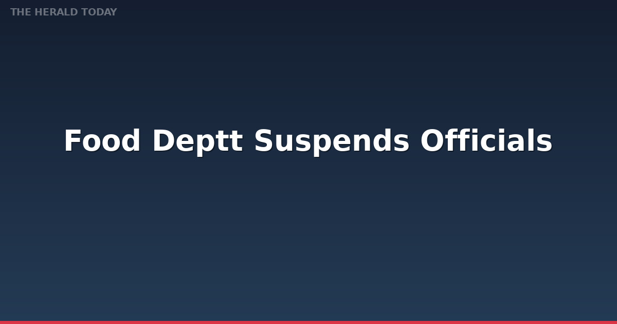 KP Food Deptt suspends 3 officials over wheat stock irregularities